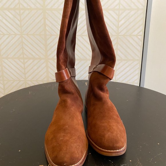 Aerin Size 10 M Matilda Boots in Cognac/Caramel - Picture 9 of 16